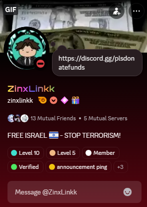ZinxLinkk Discord profile